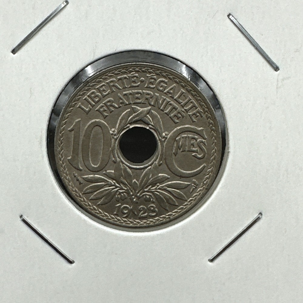 FRANCE 10 CENTIMES 1923 UNC (ARC3/N353)
