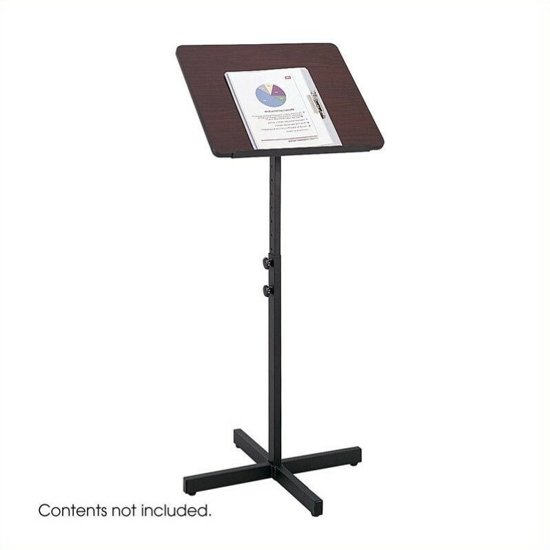 Safco Mahogany Adjustable Lectern