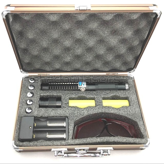 THOR H II 450nm Adjustable Focus High Power Blue Laser Pointer Visible Beam