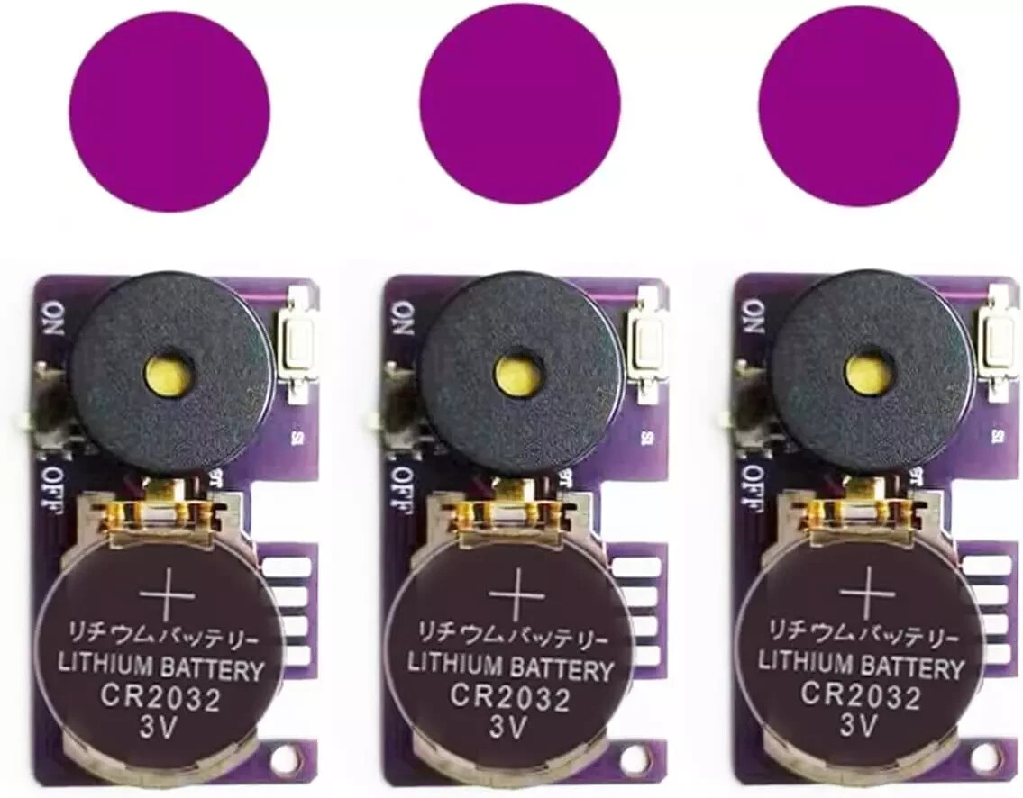 3Pcs Prank Device, Cricket Noise Maker Prank Beeping for Several Months Hidden S