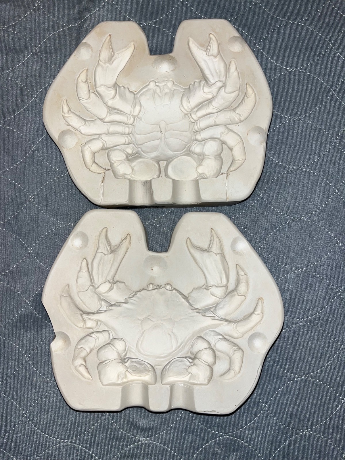 Vintage Ceramic Slip Casting Mold Of Realistic Crab Nowell’s mold 2148