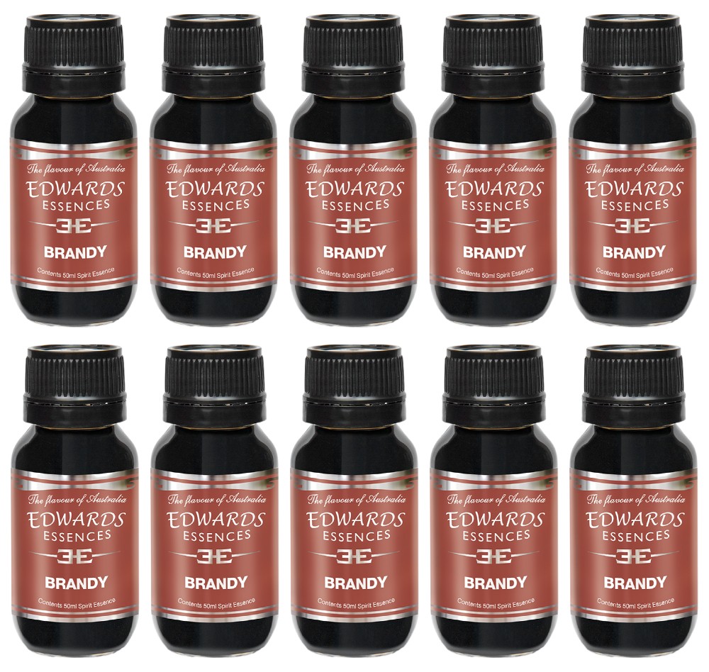 Edwards Essence Brandy 50ml 10 Pack Brewing Distilling Spirits