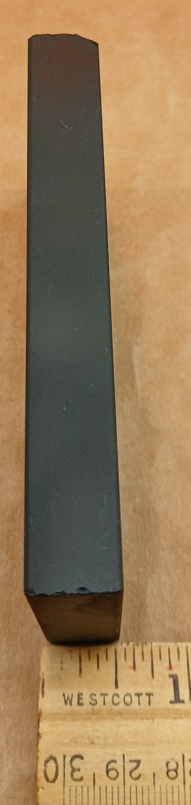4"x 2"x 1/2" Surgical Black Hard Arkansas Oilstone, Whetstone, Sharpening Stone