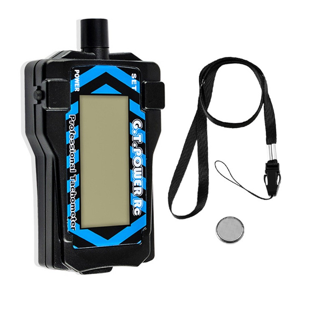 LED Display Handheld Tachometer Digital RC Model Speed Tester Detecter Auto OFF