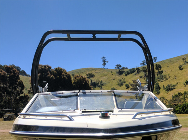 BLK Reborn LaunchX Forward-Facing Boat Wakeboard Tower Fast Install & Fold Down