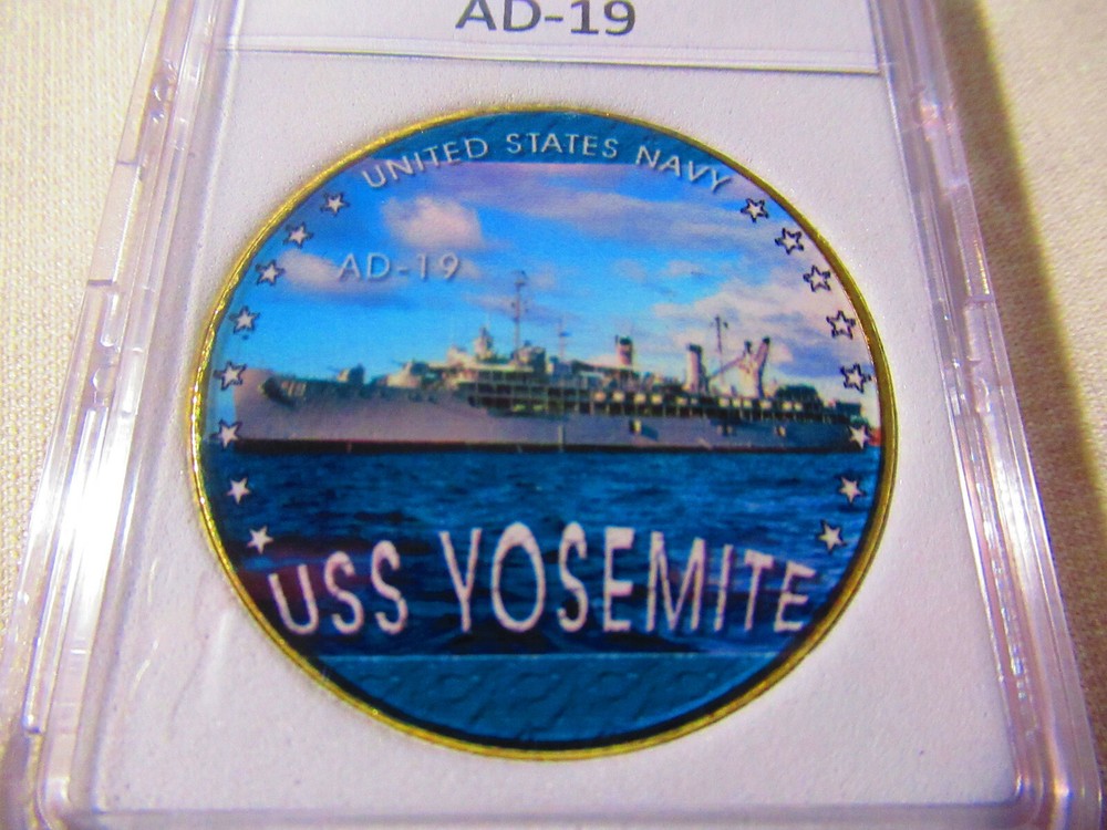 US NAVY - USS Yosemite (AD-19) Challenge Coin