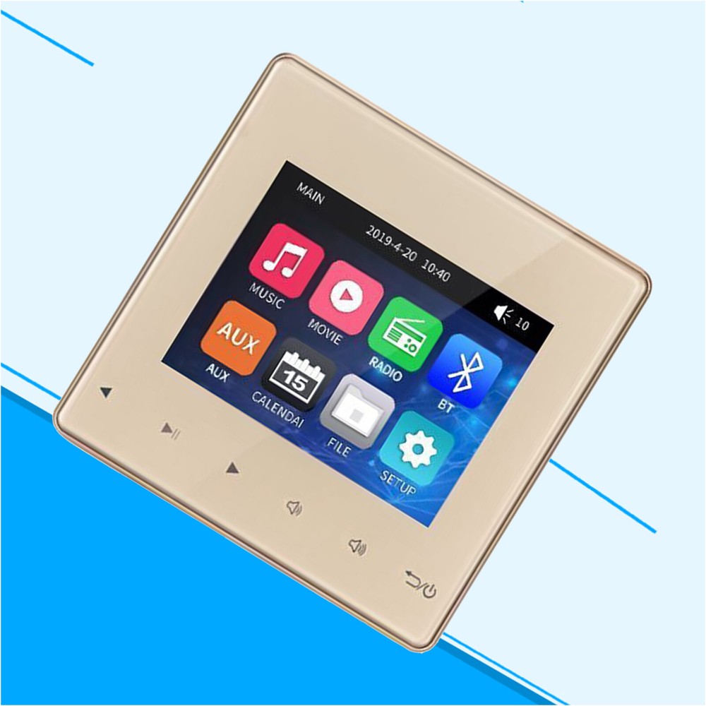 Mini Wall Amplifier Bluetooth Smart Sound System Theater Stereo Ceiling Speaker