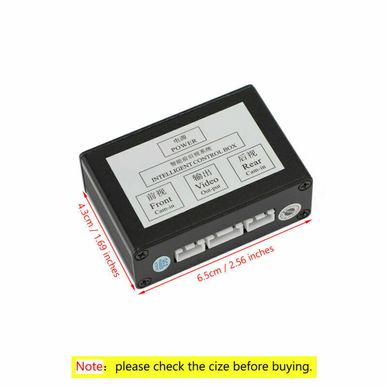 1PC Universal Car Front Rear Parking View Camera Switch 2 Channel Control Box EP