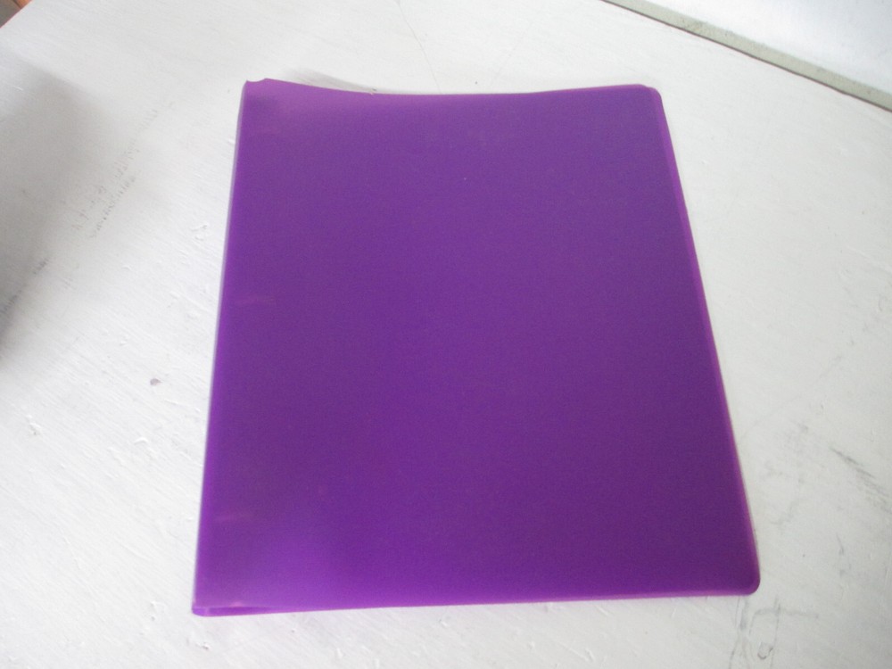Standard Size 3 Ring Binder, Purple, Unbranded