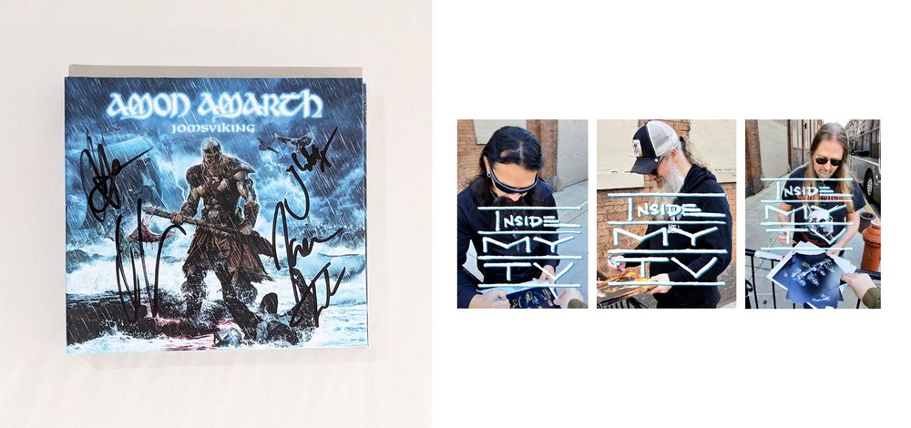 AMON AMARTH signed Jomsviking DELUXE DIGIBOOK CD compact disc Autograph COA