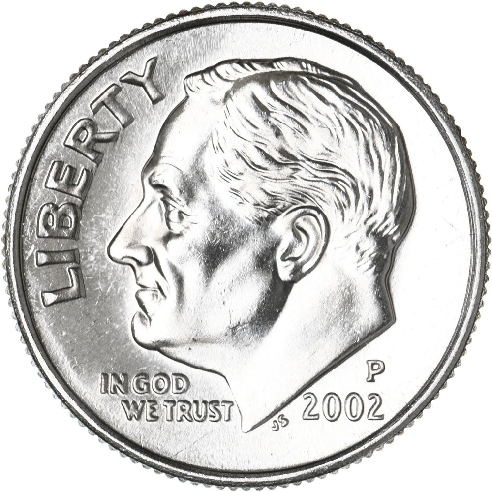 2002 P Roosevelt Dime BU US Coin