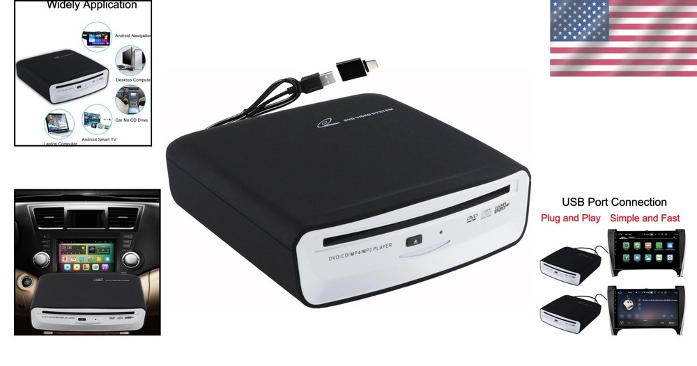 Compatible with Android Car Navigation - USB CD Player