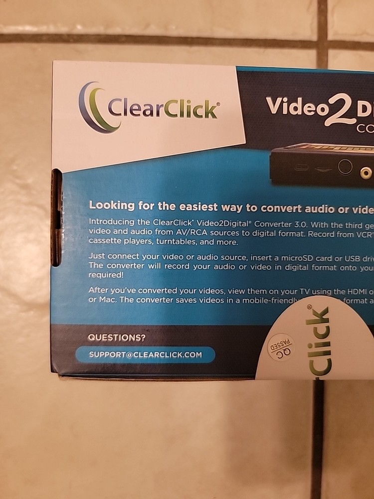 ClearClick Video to Digital Converter 3.0 Third Generation USB Capture Device