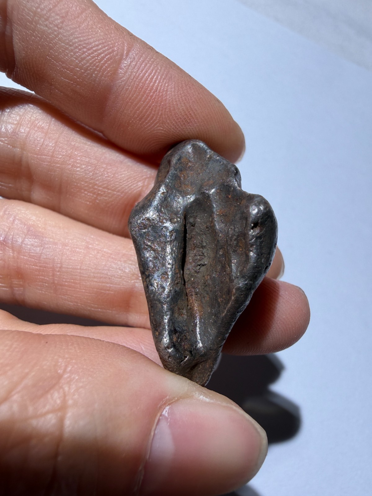 Sikhote-Alin Iron Meteorite 19.65g – Clear Rollover Lip + Beautiful Regmaglypts