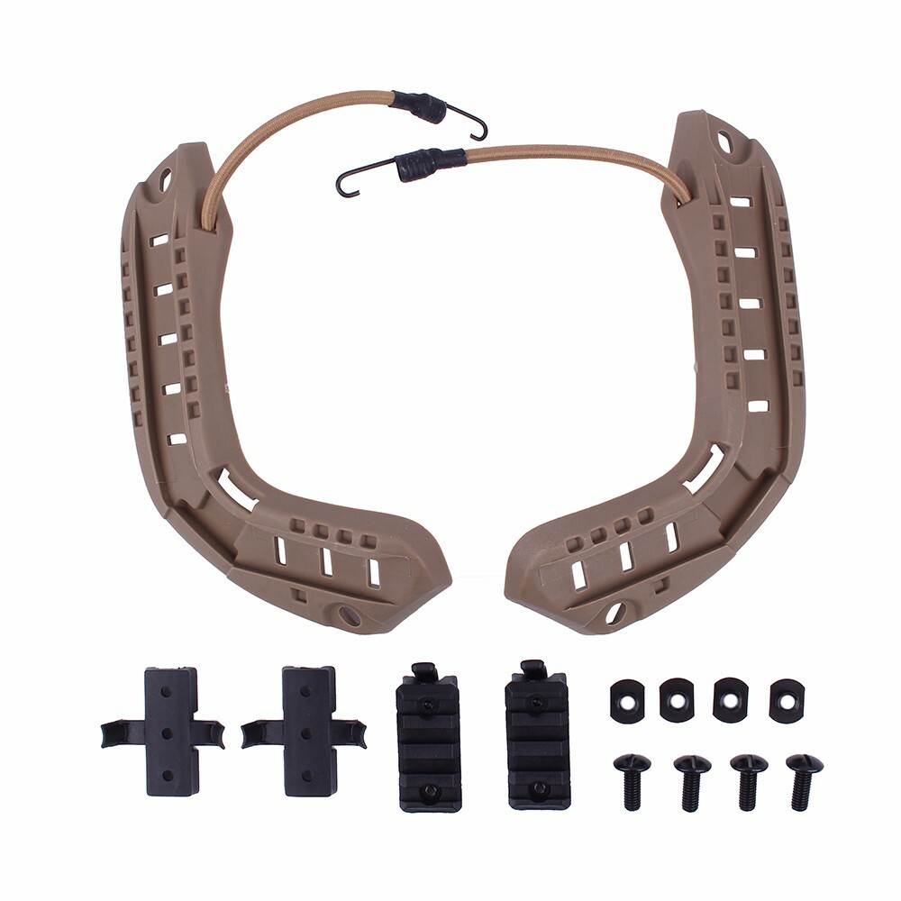 ACH ARC Rail Kit Mount Adapter NVG Bungee Set for OPS FAST/XP High Cut Helmet