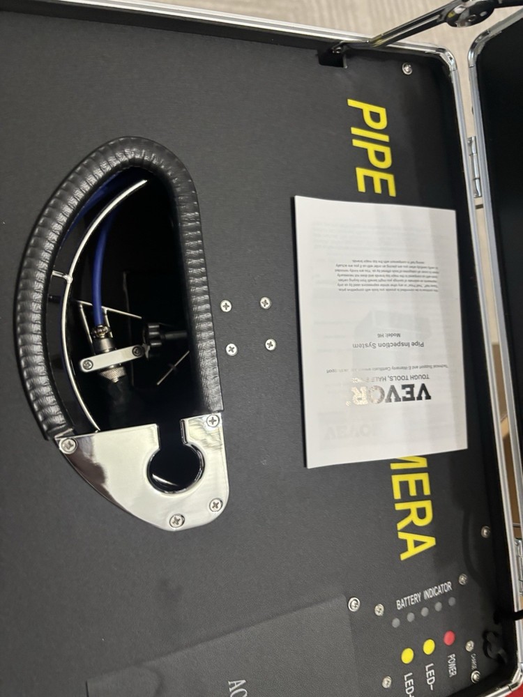 Sewer Camera 165FT Pipe Inspection System, 7” Screen IP68