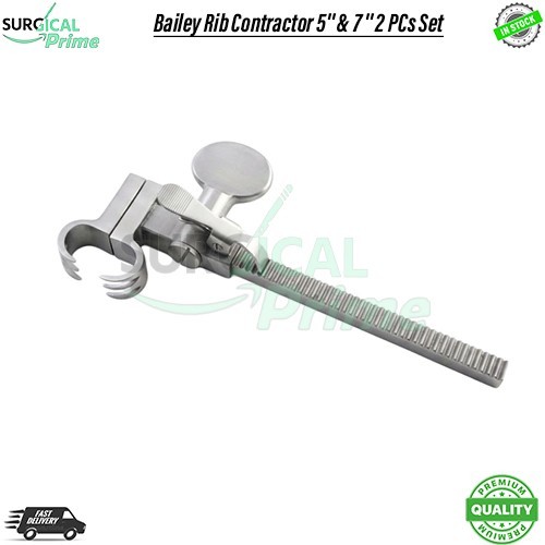 Bailey Rib Contractor 5'' & 7 '' 2 PCs Set Surgical Orthopedic Instruments