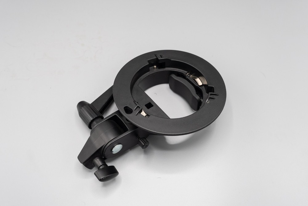 Godox S-type Bracket Bowens Mount Holder for Speedlite Flash - Black (X2)