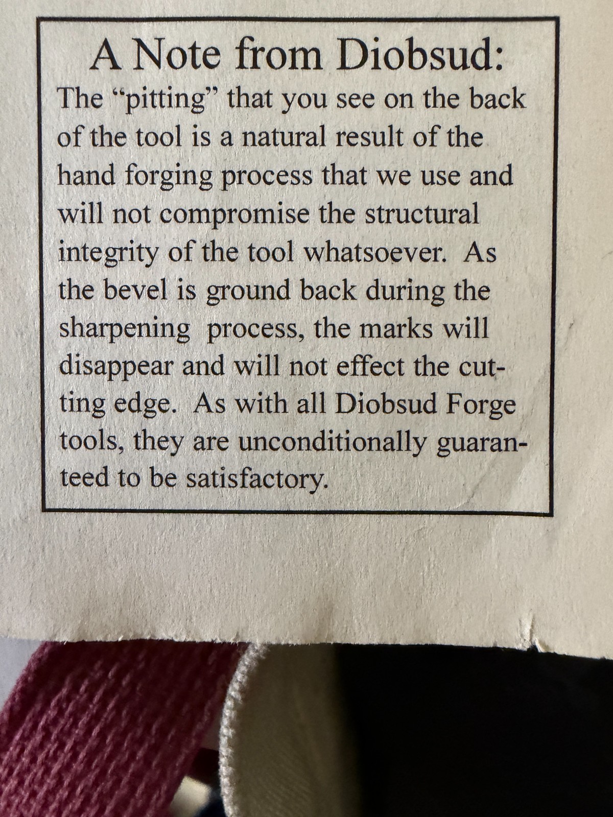 RARE Diobsud Forge 3/8" Wide Single Bevel Straight Wood Carving Chisel In VGC!