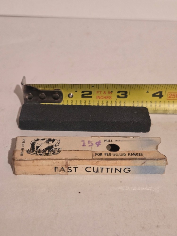 Vintage Bear Creek Pocket & Desk Stone Sharpener