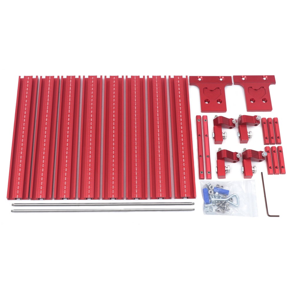 Parallel Rail Guide System Track Saw Woodworking Guide Carpentry Tool Set 120cm