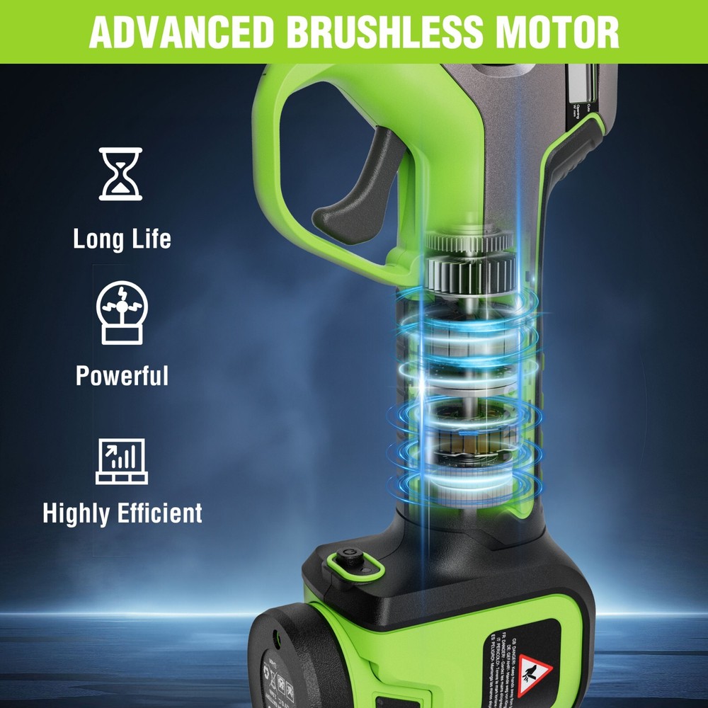 12V Cordless Tree Pruner Pruning Shears Electric Pruning Shears With 2 Batteries