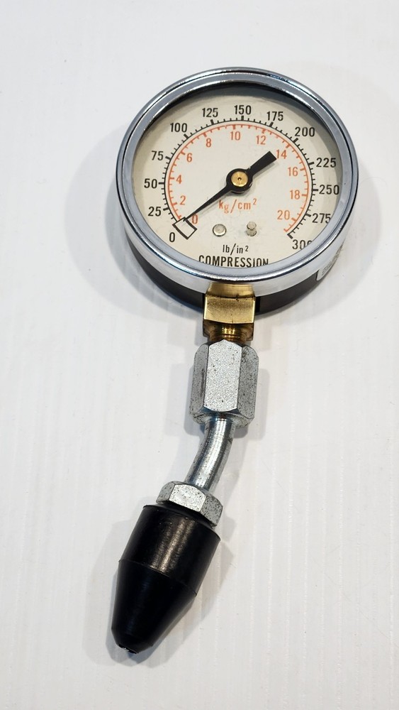 Vintage Engine Compression Tester Gauge Tool
