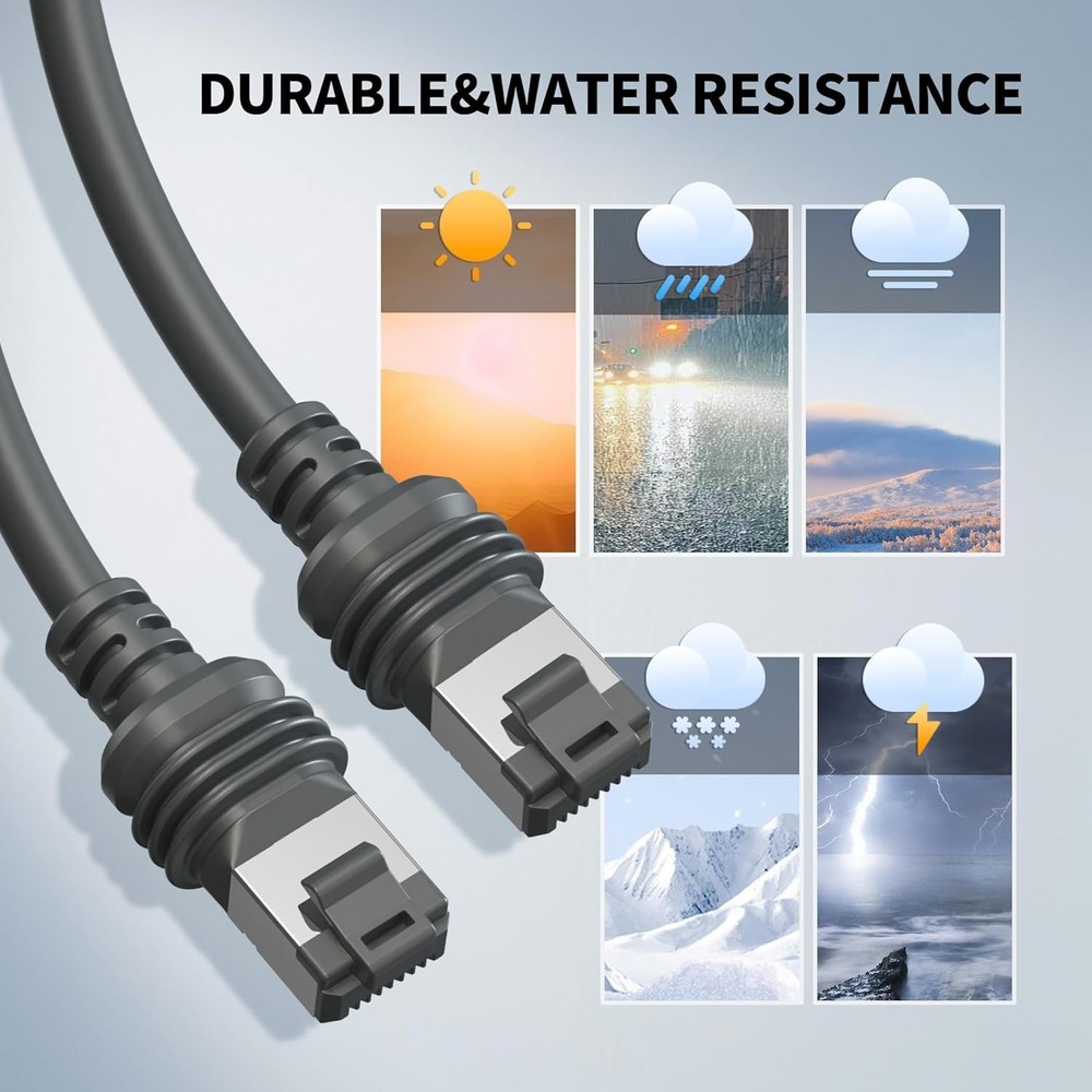 Starlink Gen 3 Cable 200ft - 24AWG Waterproof Replacement
