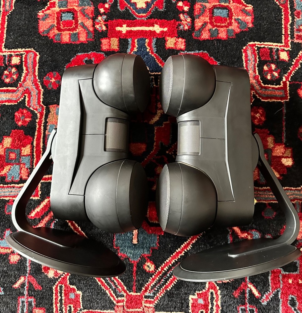 A pair of Gallo Reference Strada Side loudspeakers