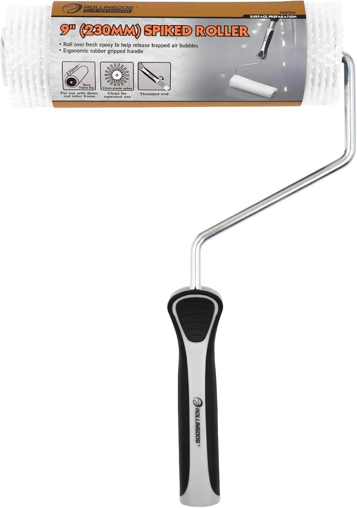 9 Inch Spike Roller-Epoxy Floor Spiked Roller for Self Leveling Concr