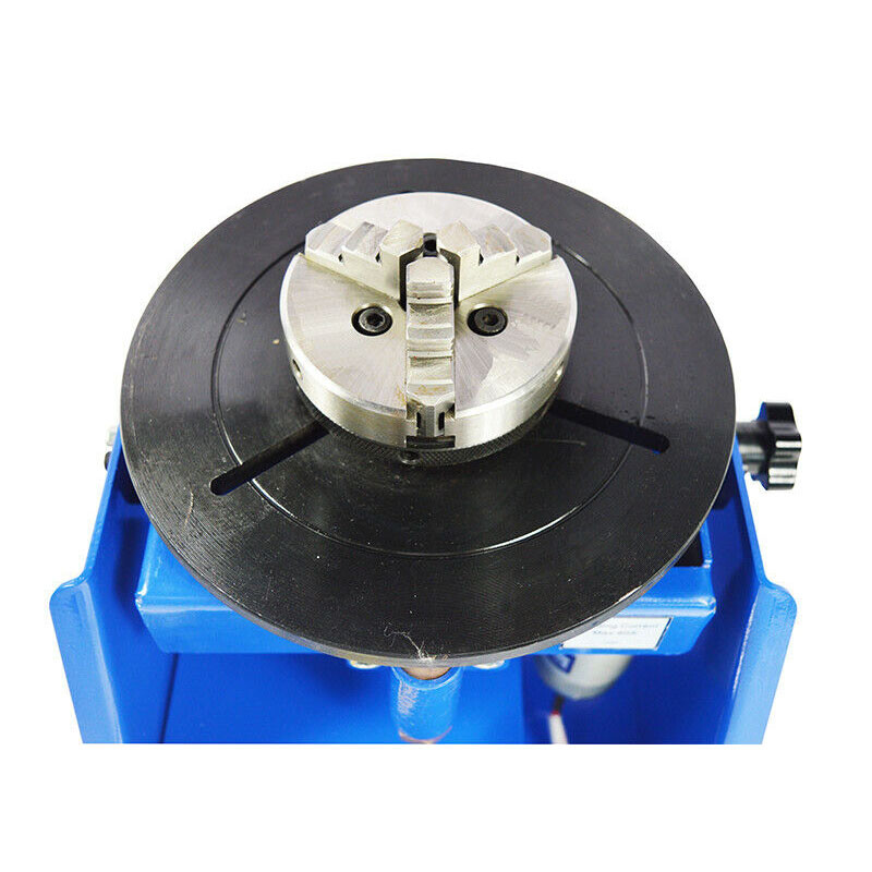 10KG Welding Positioner Turntable Machine with 65mm Chuck Rotation Structure