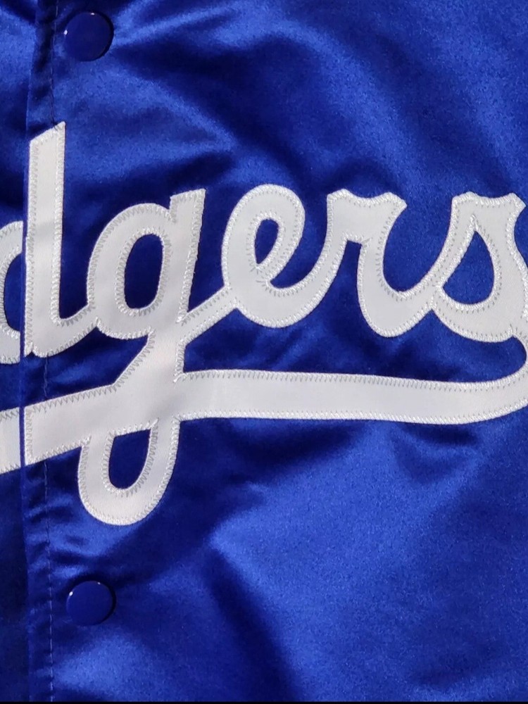 LOS ANGELES DODGERS M/N THROWBACK SATIN JACKET VARIOUS SIZES AVAILABLE