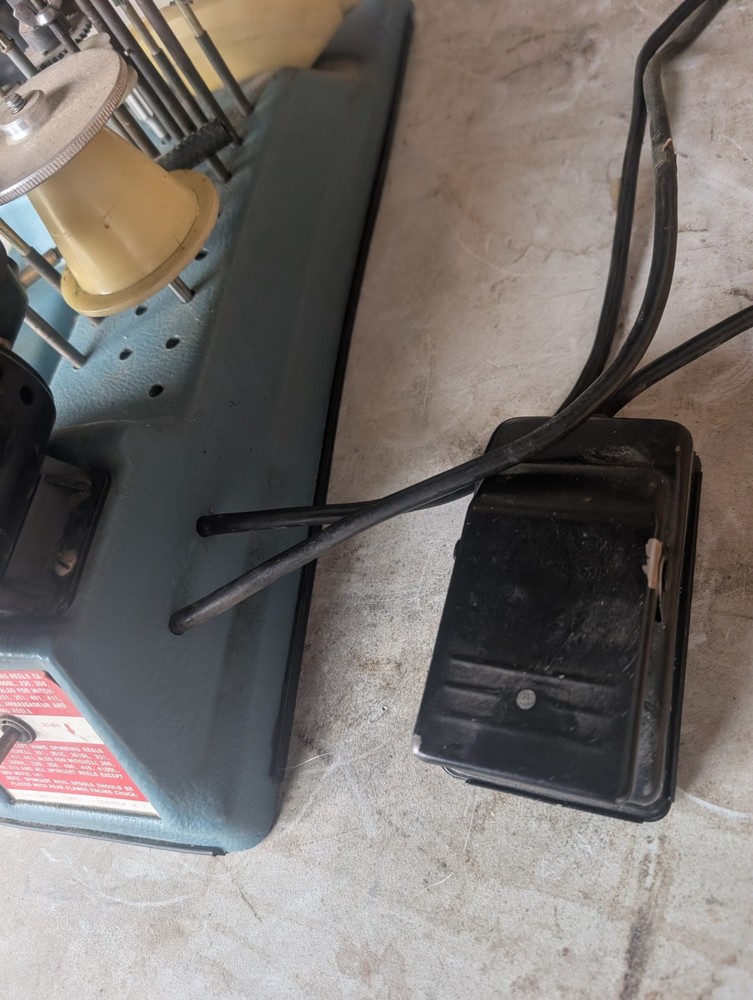 Garcia Line Winder Spooler w/ Variable Speed Foot Controller Left Or Right Hand