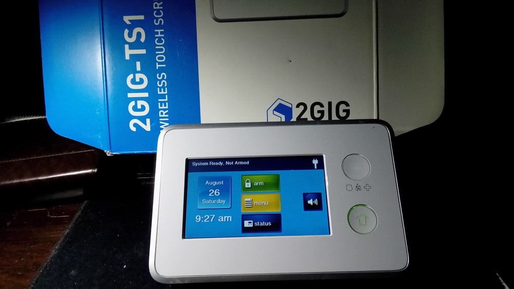 2GIG TS1 Wireless Touch Screen Keyboard with new XCVR2 Transceiver