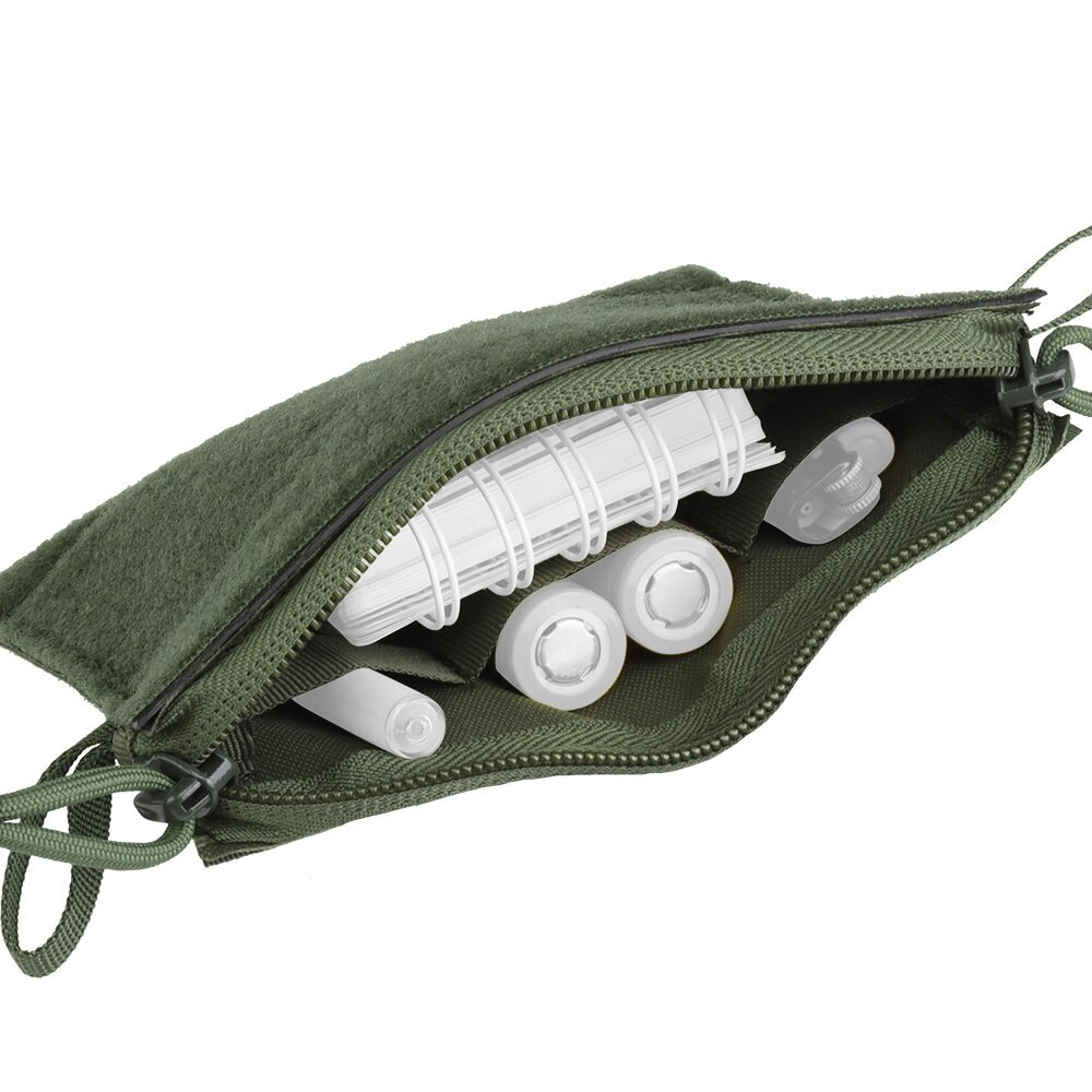 Tactical Admin Small Pouch Hook & Loop Zipper Closure Bag Insert Chest Rig Vest