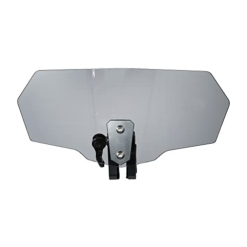 28cm Motorcycle Windshield Motorcycle Wind Deflector Gray Lens Adjustable