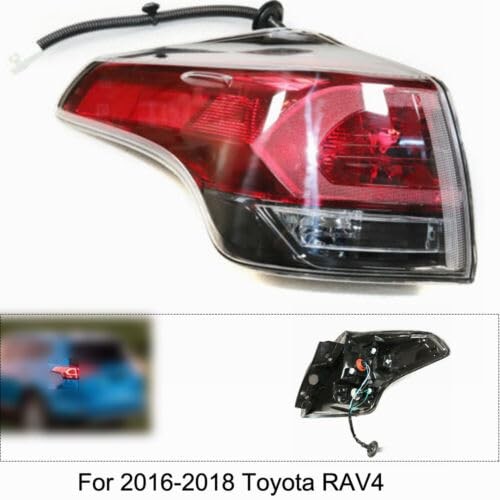 Tail Light Lamp for 2016-2018 RAV4 Left Driver Side Outer