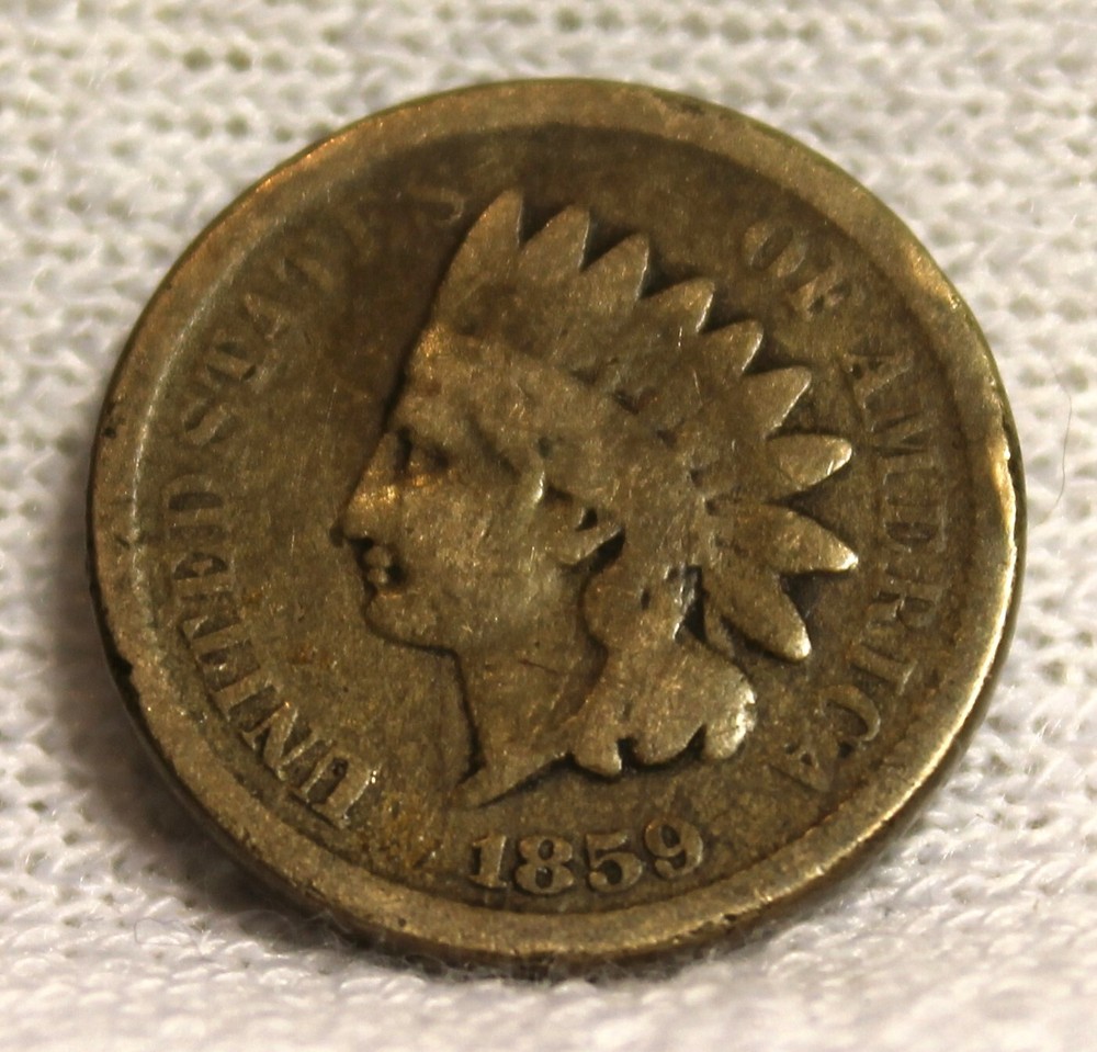indian head penny 1859