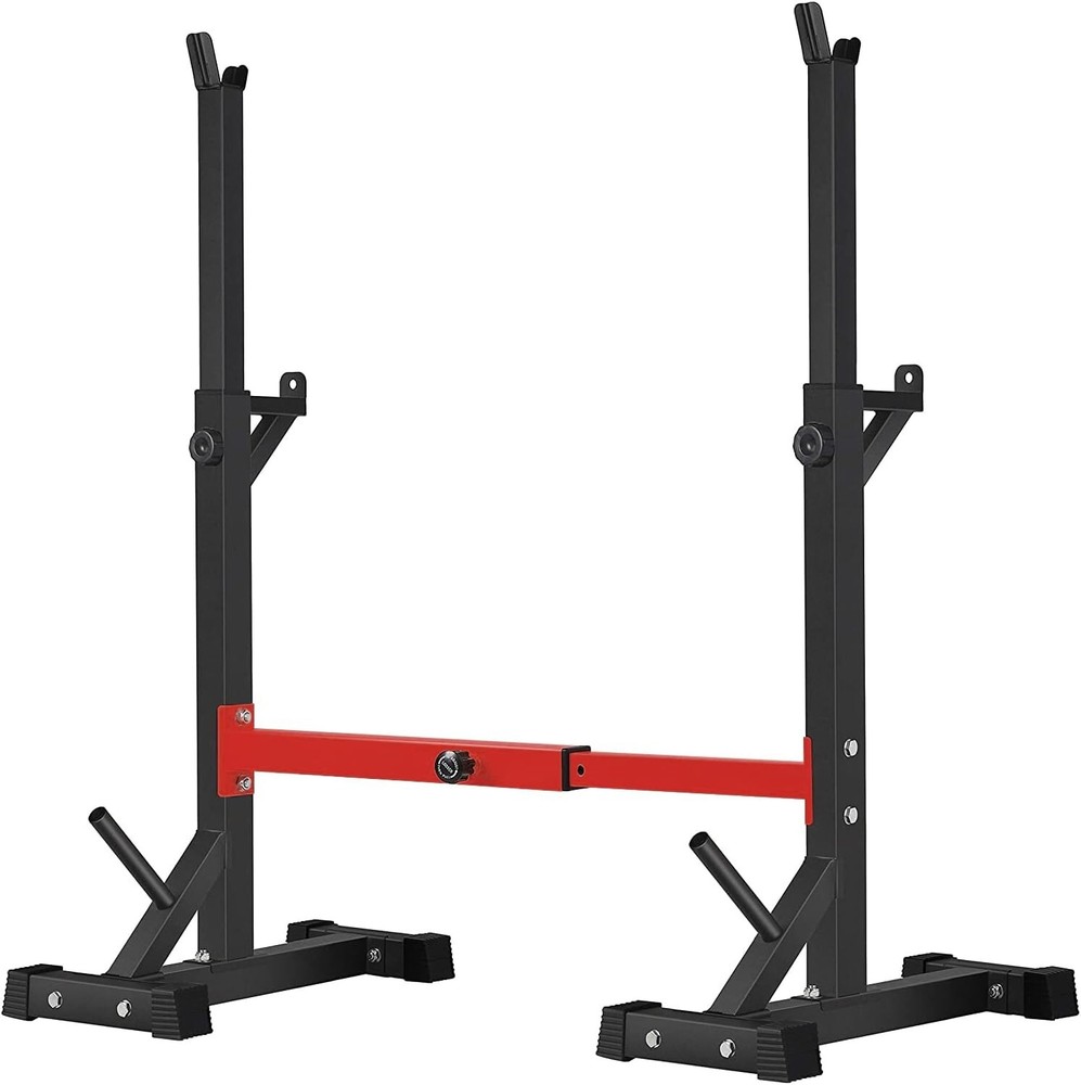 Multi-Functional Adjustable Barbell Rack - Ideal for Squats, Presses, & More