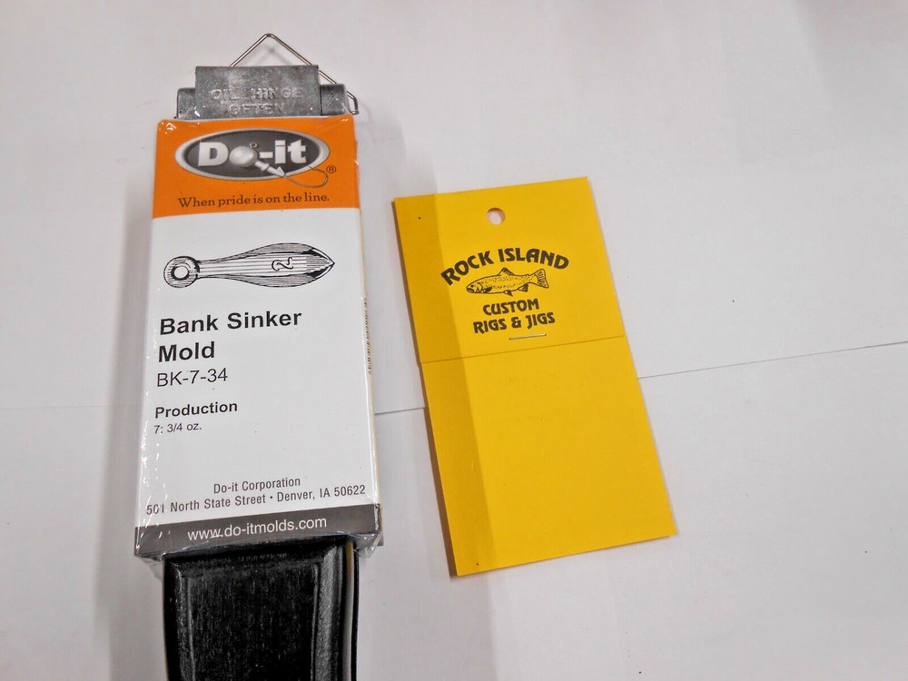1193 Do-It Bank Sinker Mold 3/4 oz