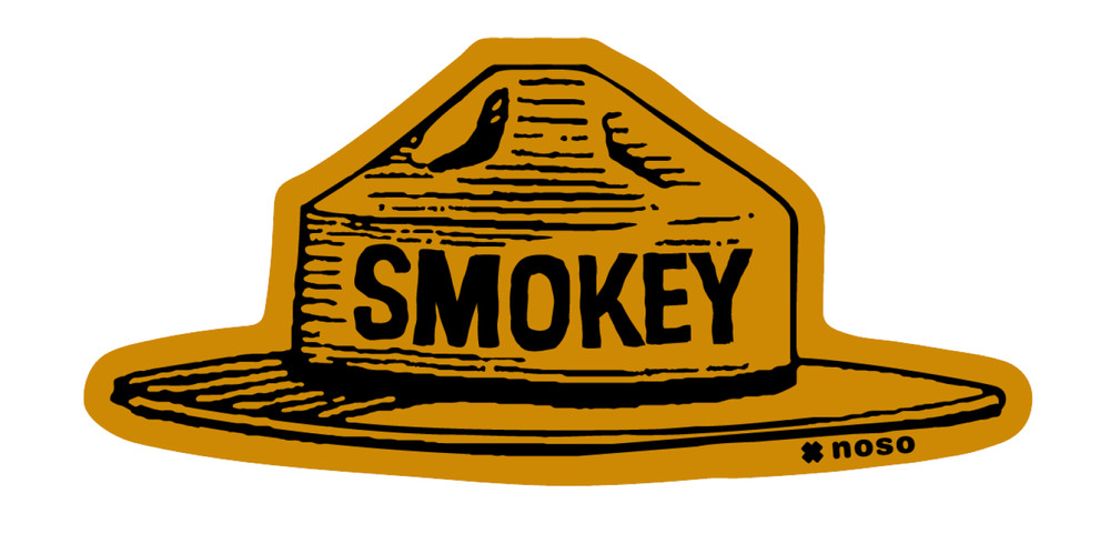 Smokey Bear Sticker Decal XV