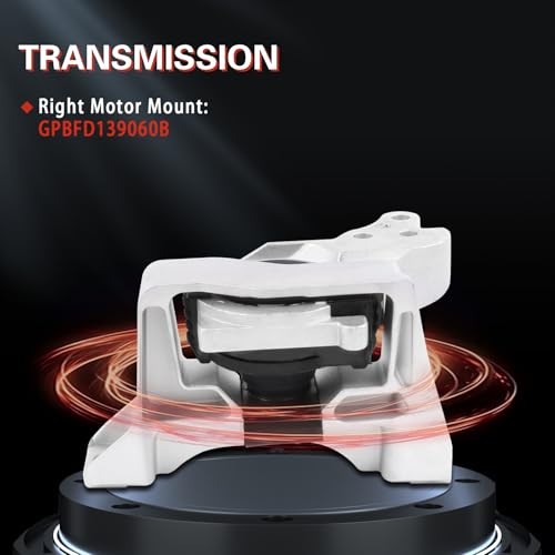 Right Engine Motor Mount Compatible with 2012-2013 2012-2013 Mazda 2.0L 2025