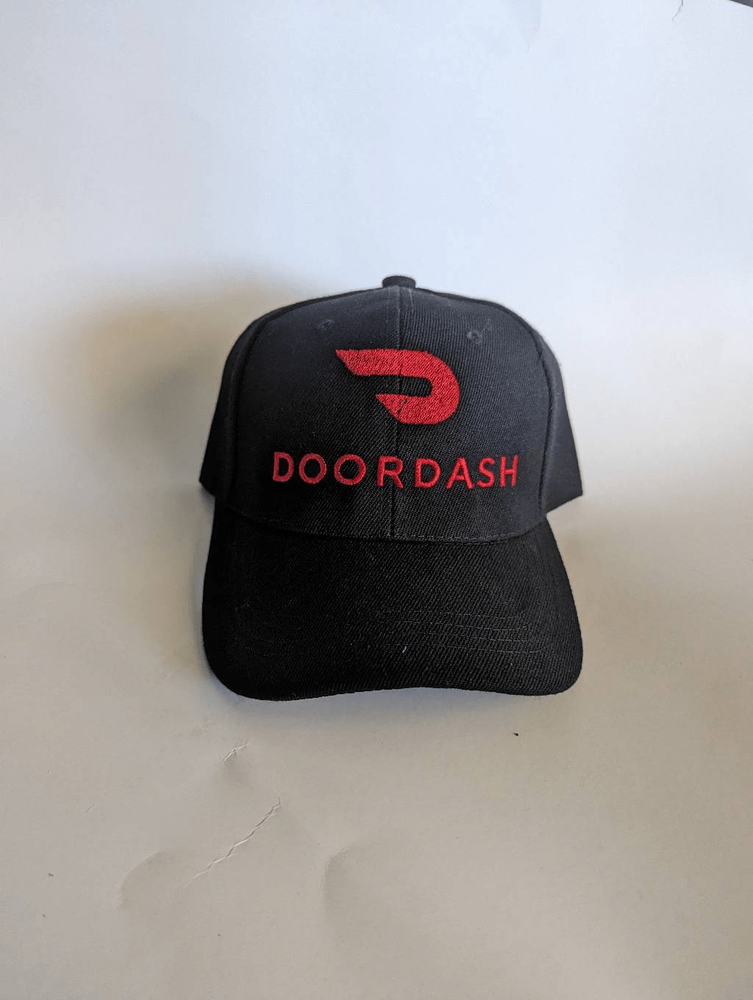 Doordash Hat Baseball Cap Hat Delivery Driver Adjustable Back Strap Dad Mom Hat