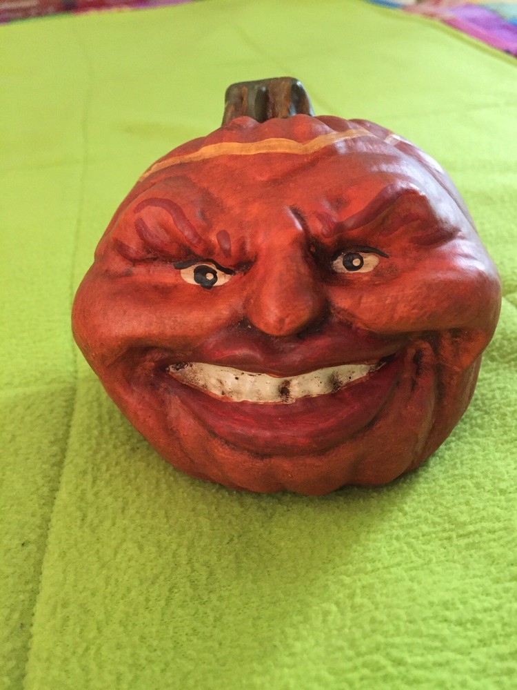 Small Pumpkin Paperweight Halloween