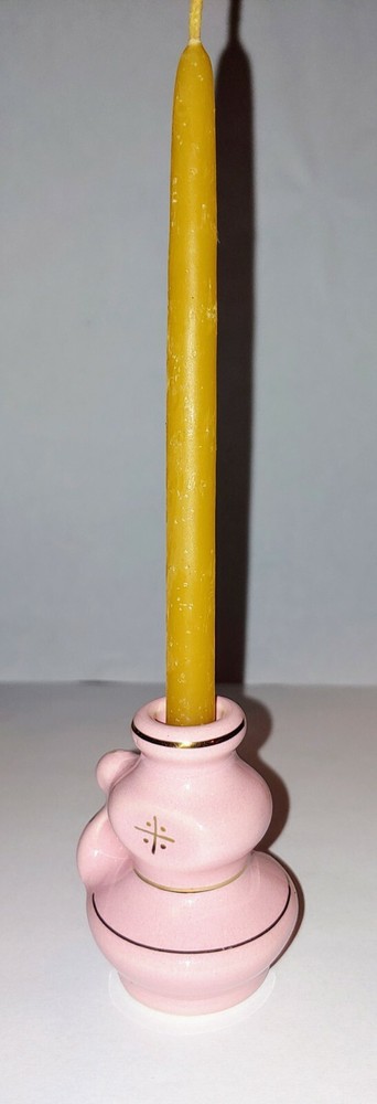 Ceramic Candle Holder light blue 2". Подсвечник керамический голубой 5,5cm