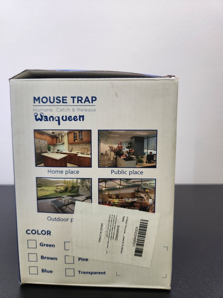 Humane Mouse Traps No Kill, Release Mouse Trap Reusable Mice Trap Live Catch