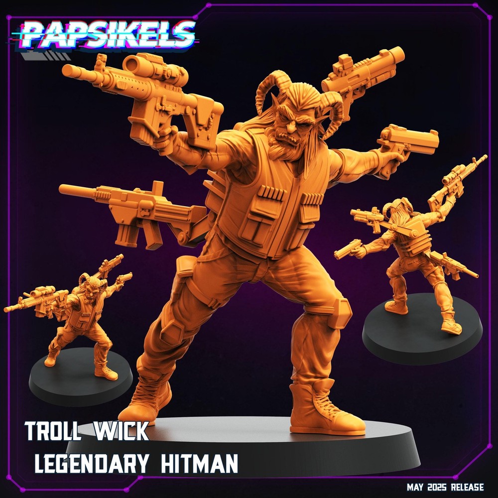 Troll Wick Ledendary Hitman