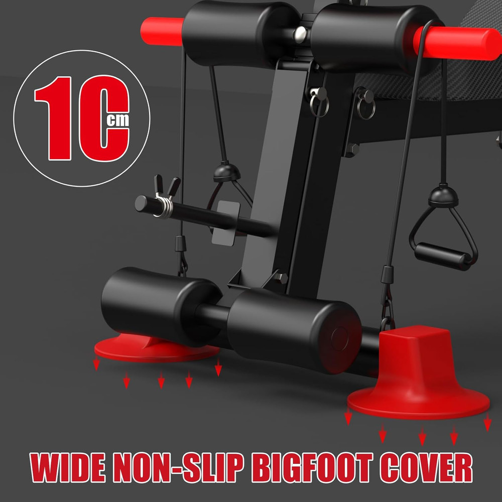 Adjustable Weight Bench - Utility Workout Benches for Exercise, Free Installatio