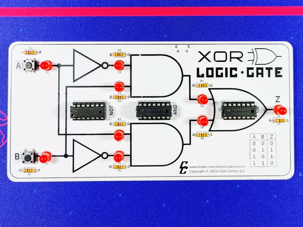 Logic Gates Learning Kit #3 - XOR (Assembly Required)