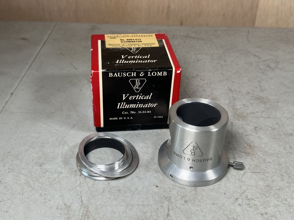 Bausch & Lomb 31-34-83 Vertical Illuminator Adapter